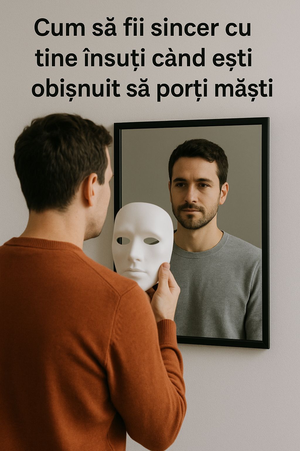 Cum sa practici sinceritatea cu tine insuti si sa renunti la mastile emotionale
