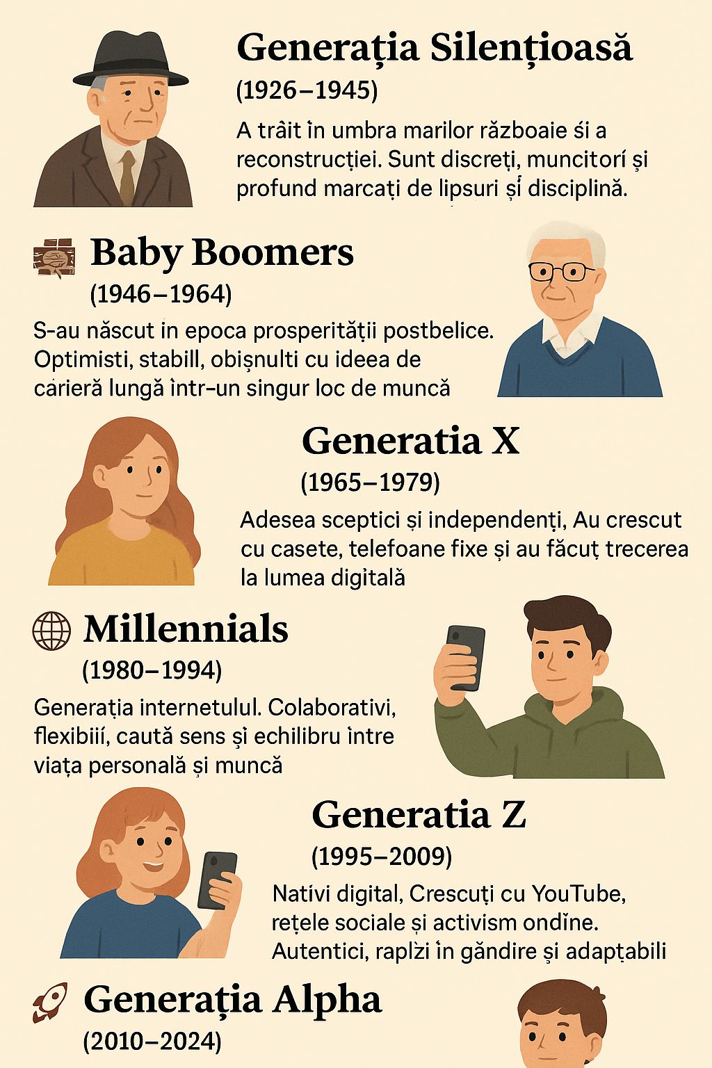 Generatiile si valorile: cum ne influenteaza trecutul viziunea asupra vietii