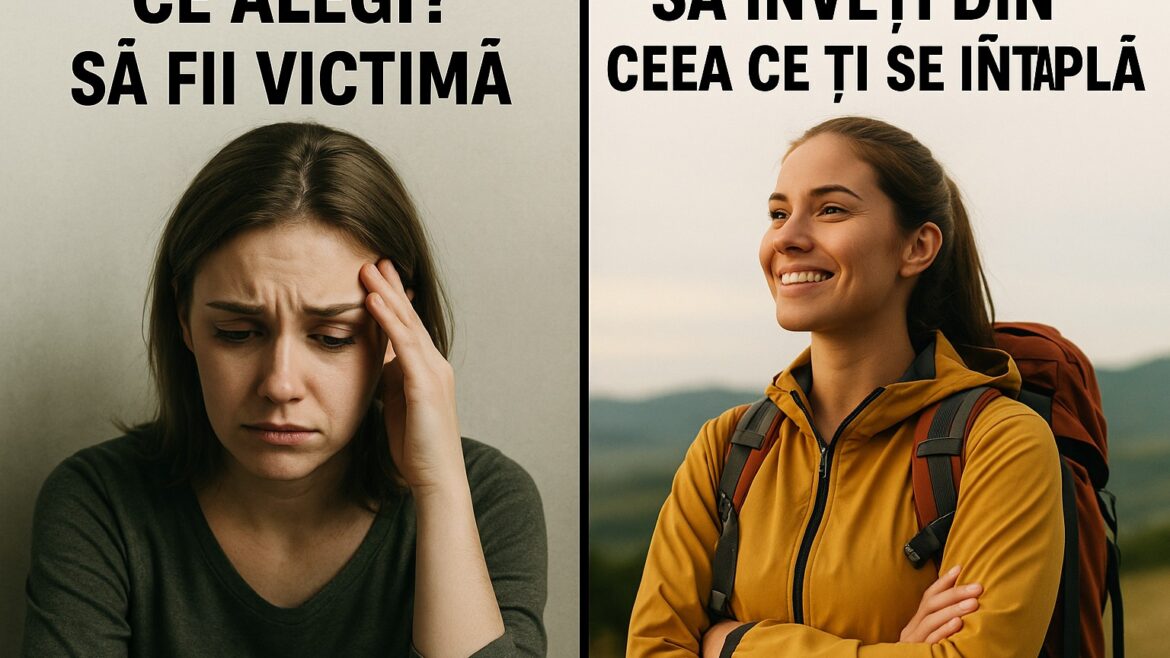 sa fii victima sau sa inveti