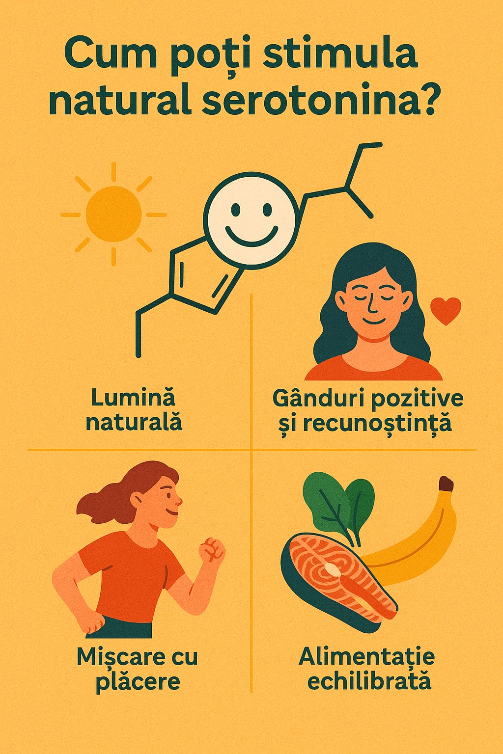 serotonina si fericirea