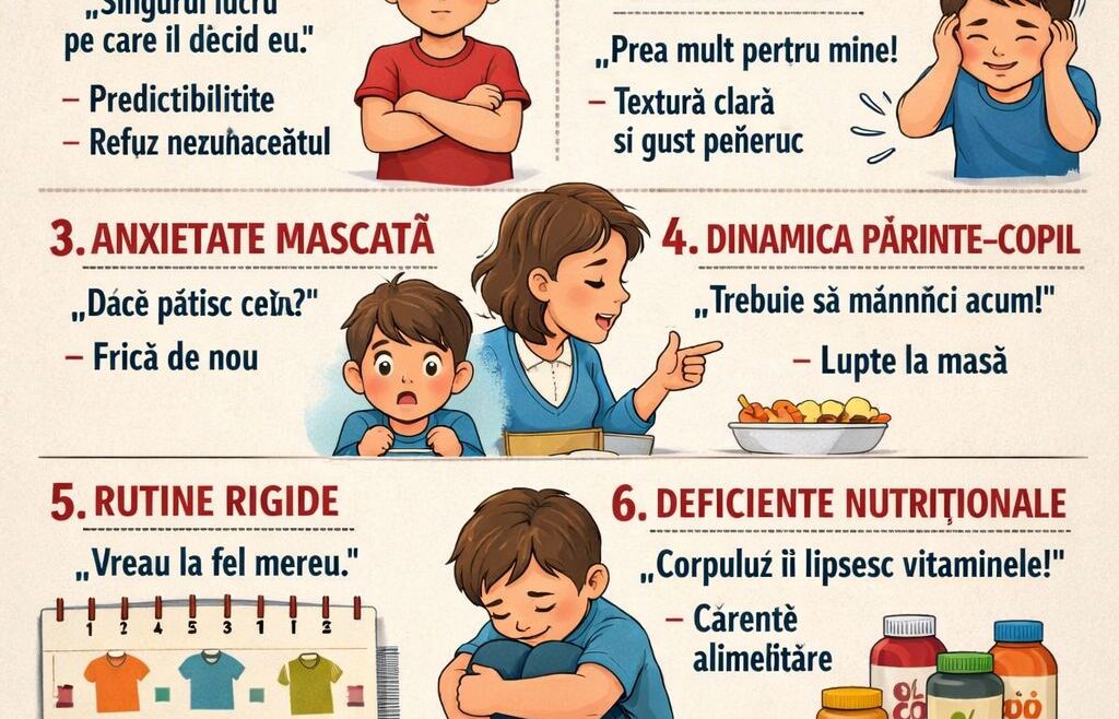 Refuz alimentar copii: de ce nu este un moft si cum il poti intelege corect