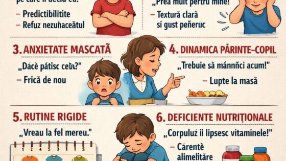 Refuz alimentar copii: de ce nu este un moft si cum il poti intelege corect