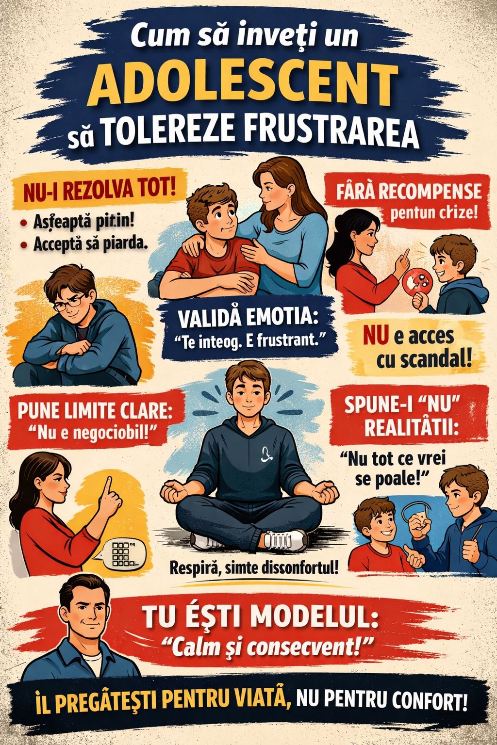 Toleranta la frustrare adolescenti: cum il inveti sa gestioneze emotiile si limitele