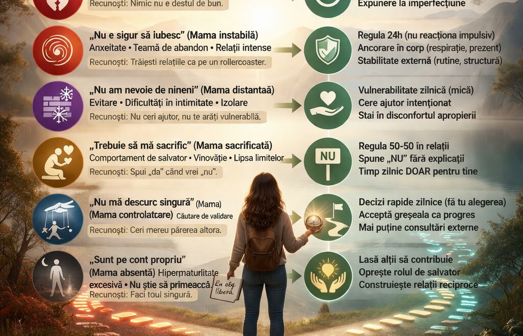 Cum recunosti in tine tiparul mostenit de la mama si cum il schimbi