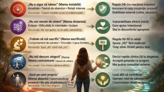 Cum recunosti in tine tiparul mostenit de la mama si cum il schimbi