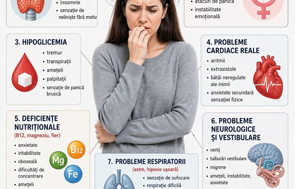 Anxietate de cauza fizica: cand corpul iti transmite un semnal real