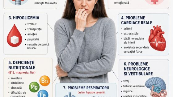 Anxietate de cauza fizica: cand corpul iti transmite un semnal real