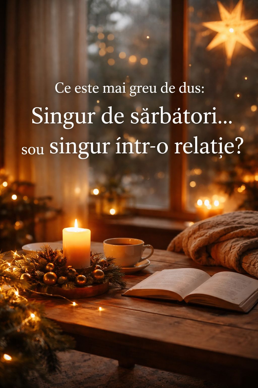 Singuratatea de sarbatori sau singuratatea dintr-o relatie: ce doare mai mult
