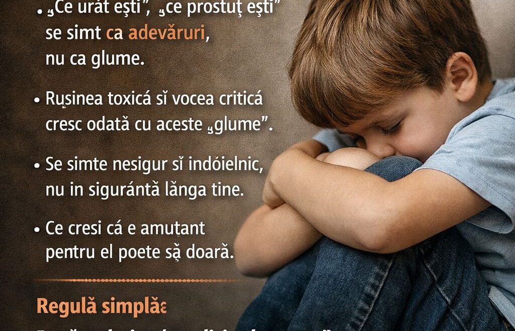 Copii mici nu inteleg glumele: cum le afecteaza stima de sine