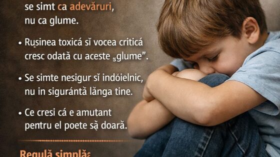 Copii mici nu inteleg glumele: cum le afecteaza stima de sine