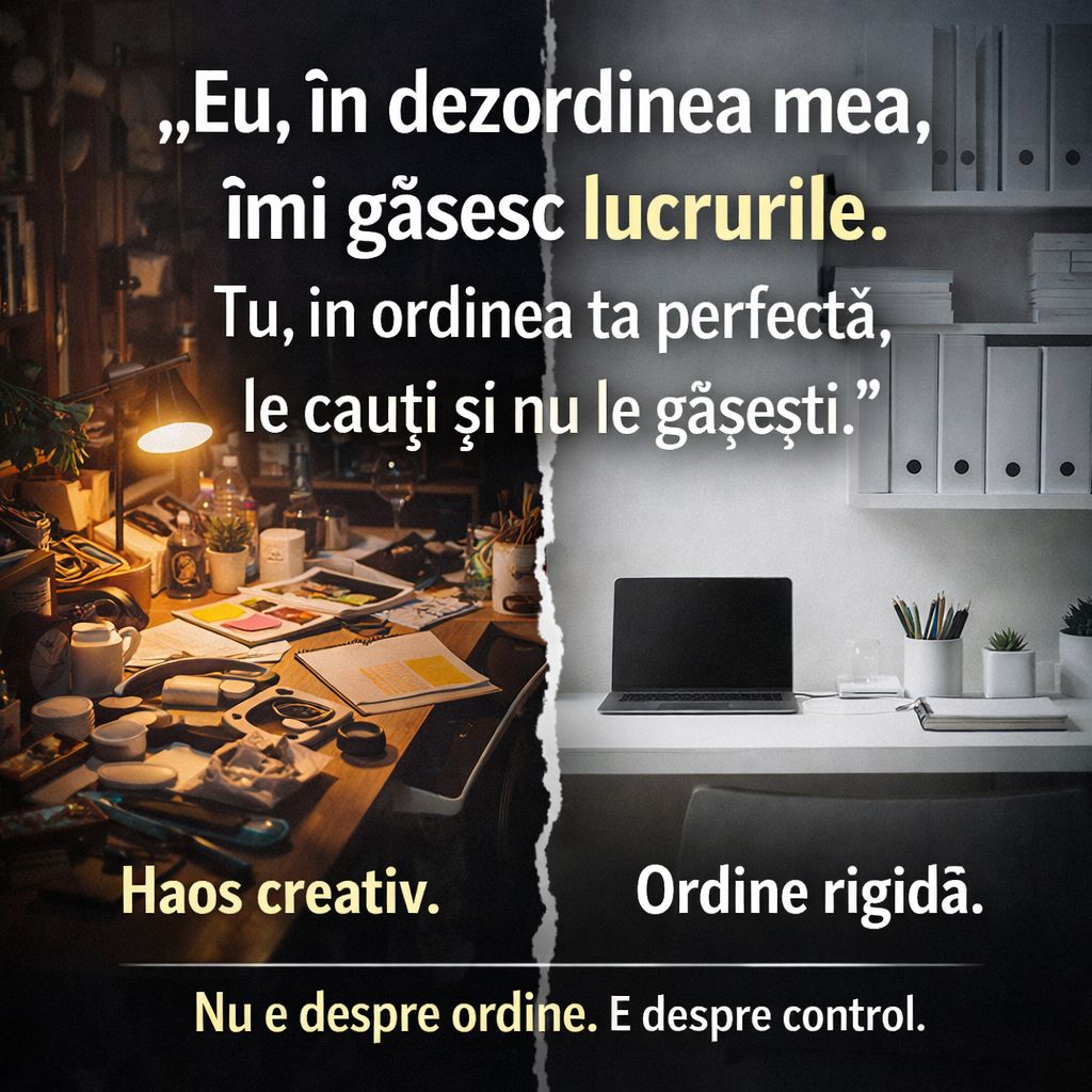 Ordine si dezordine: cum iti influenteaza controlul si echilibrul interior