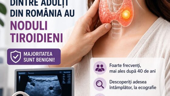Noduli tiroidieni dupa 40 de ani: ce inseamna si cand sunt periculosi