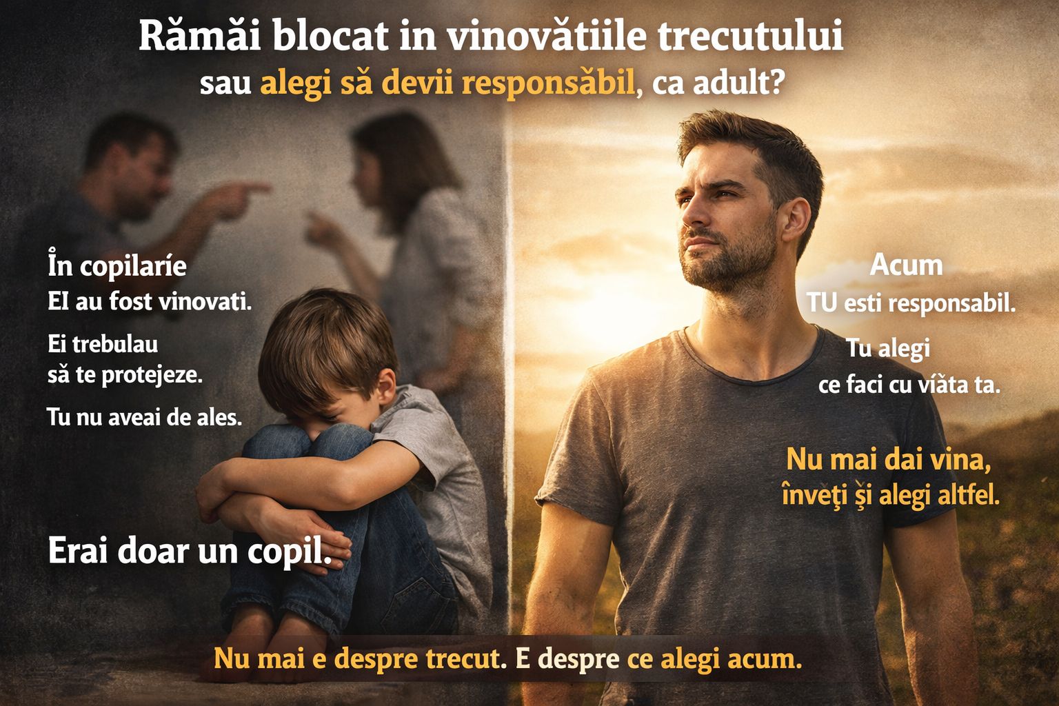 Cum sa treci de la vina la responsabilitate si sa iti recastigi puterea