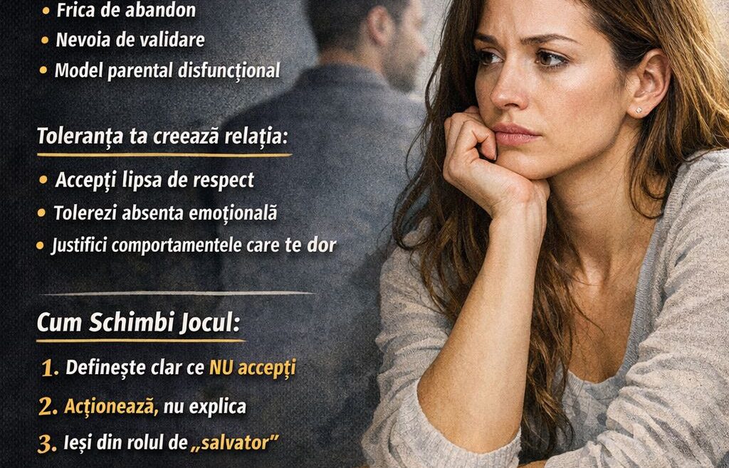 Limite in relatii: de ce primesti ceea ce tolerezi si cum schimbi dinamica
