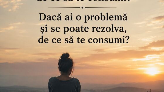 Cum sa nu te consumi pentru problemele vietii si sa iti protejezi linistea interioara