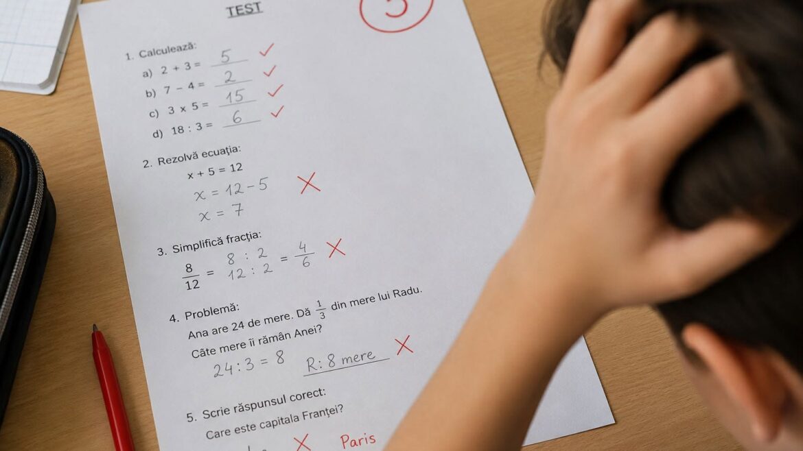De ce copiii nu invata cu adevarat din greseli? O problema ignorata a educatiei