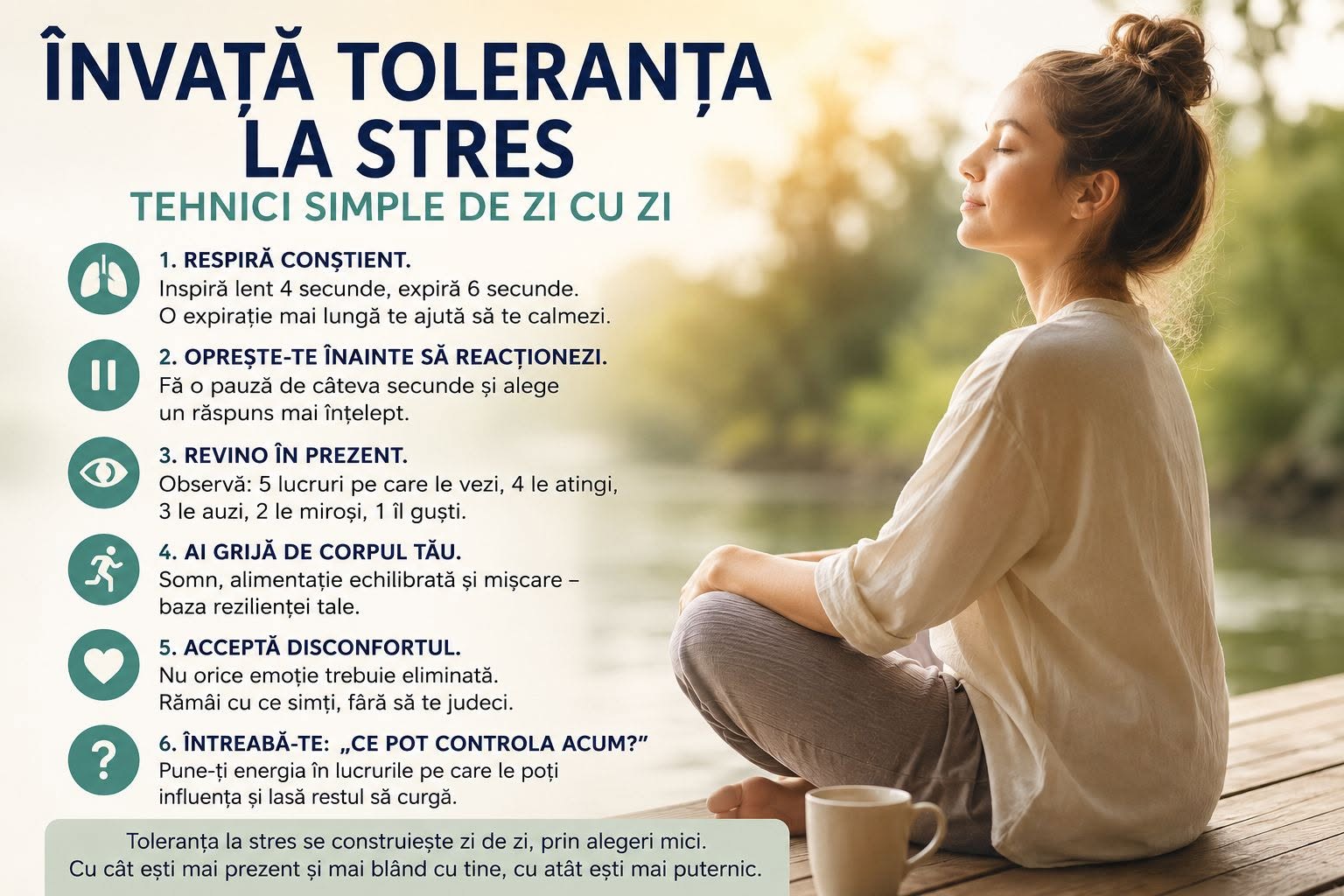 Toleranta la stres: tehnici simple pentru o viata mai echilibrata