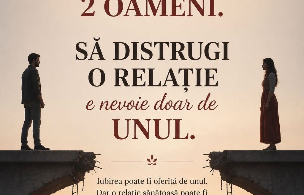 O relatie se construieste in doi: de ce nu o poate salva o singura persoana