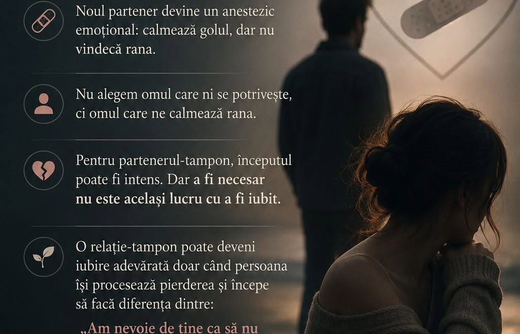 Relatia tampon: cand iubirea noua ascunde o rana veche