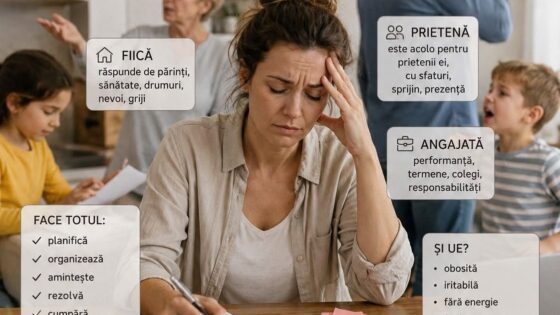 Burnout din familie: de ce femeia care ii salveaza pe toti ajunge sa se piarda pe sine