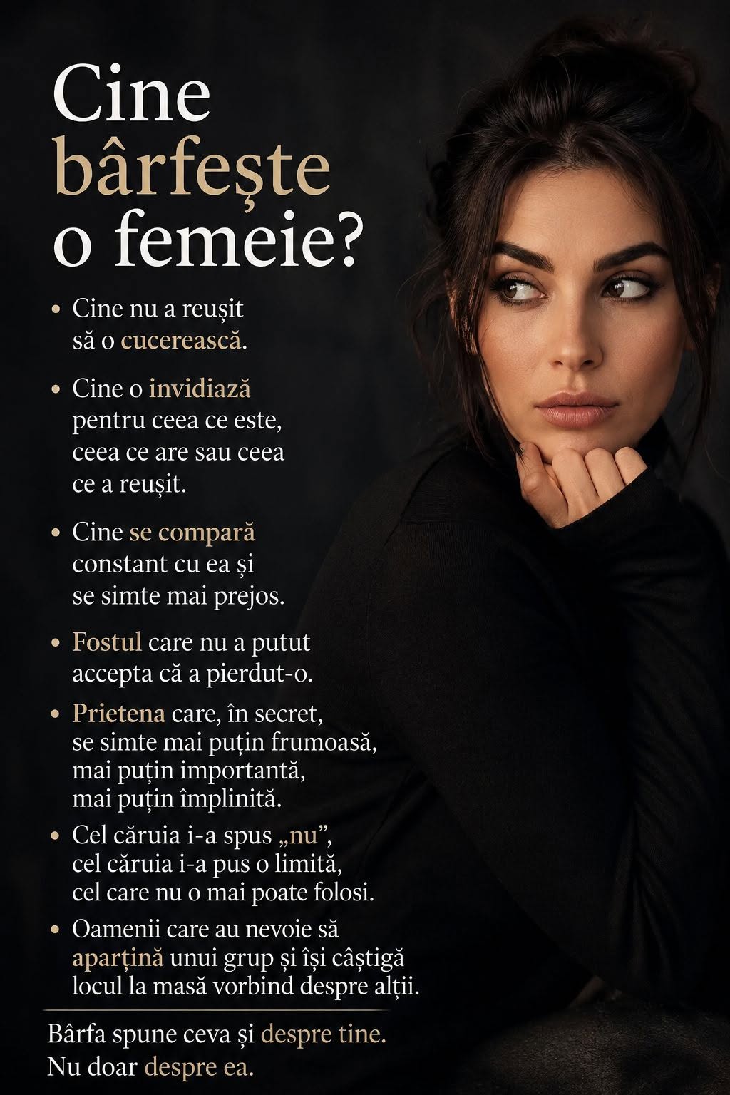 Cine barfeste o femeie? Ce ascunde psihologia barfei si a invidiei