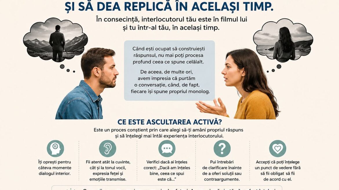 Ascultarea activa: cum transformi conversatiile in conexiuni autentice