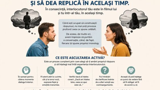 Ascultarea activa: cum transformi conversatiile in conexiuni autentice
