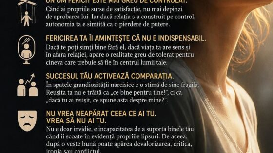 De ce narcisicul nu suporta sa te vada fericit? Explicatia psihologica
