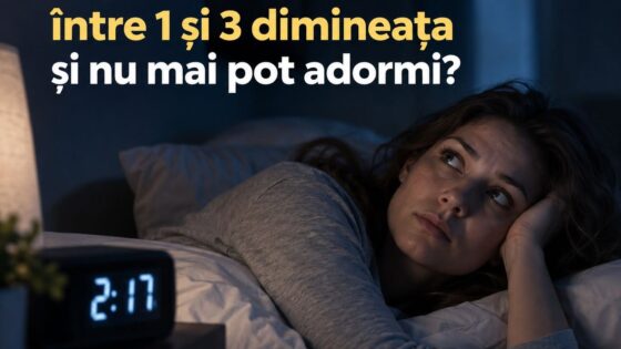 De ce ma trezesc intre 1 si 4 dimineata? Legatura dintre anxietate si somn