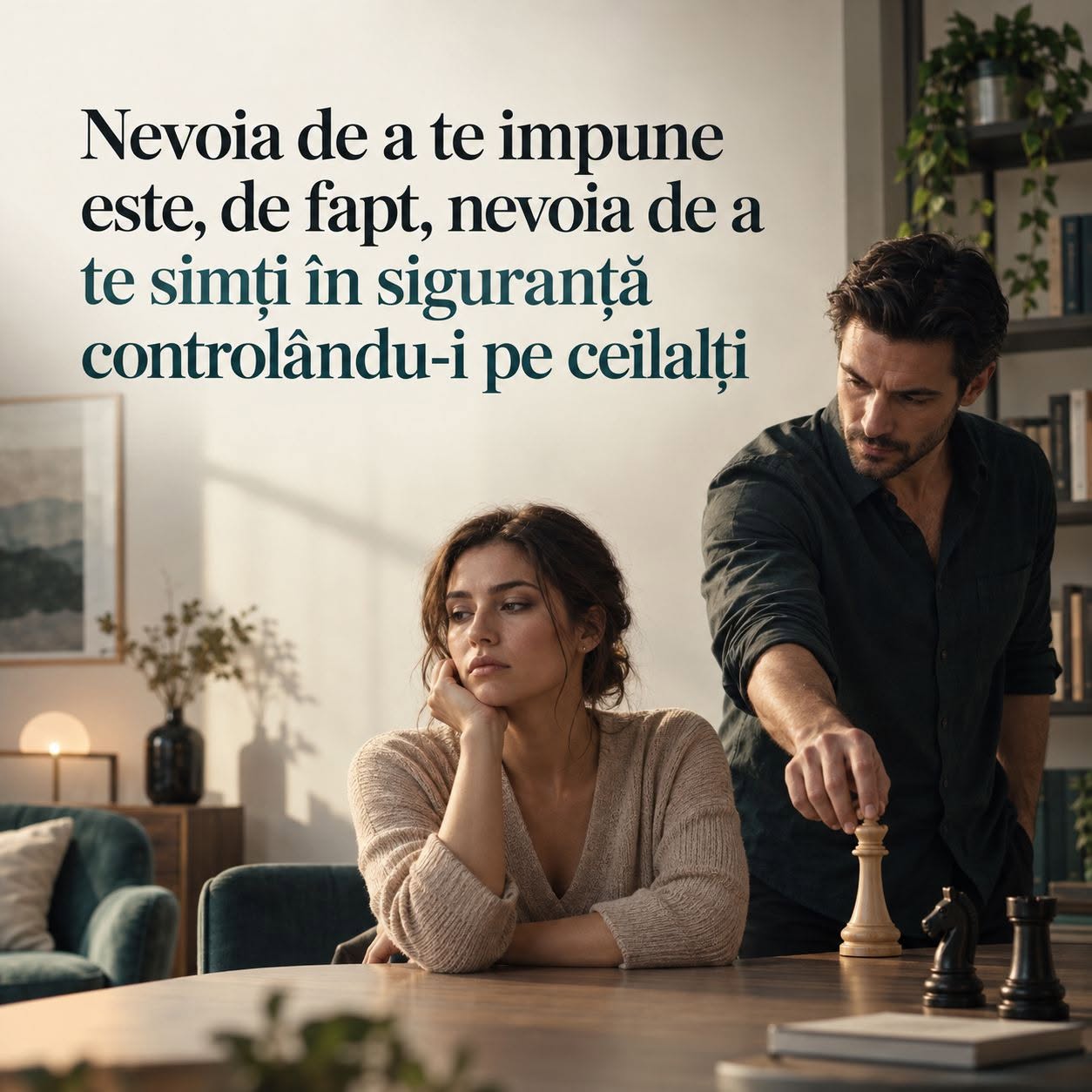 Nevoia de control: cand dorinta de a te impune ascunde nesiguranta