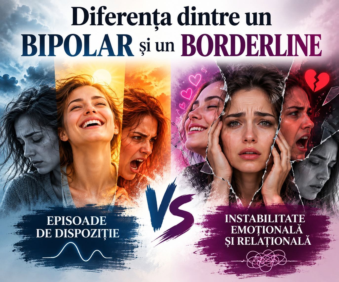Bipolar sau borderline: diferente esentiale intre cele doua diagnostice
