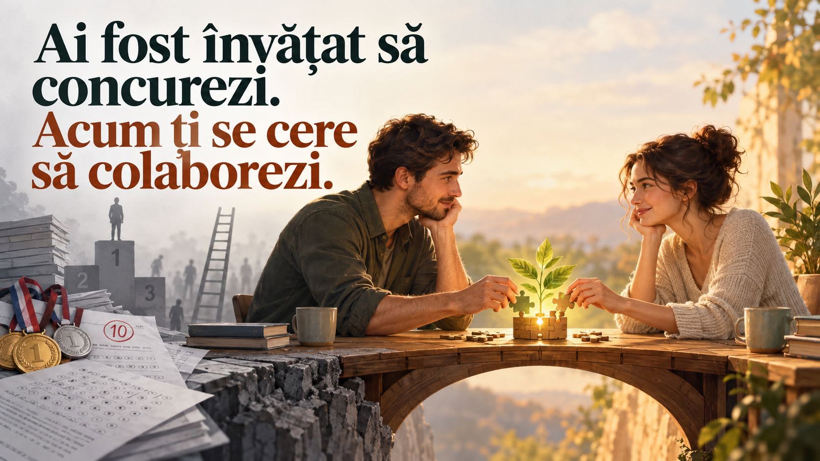 Colaborare in cuplu: cum iesim din competitie si construim parteneriat